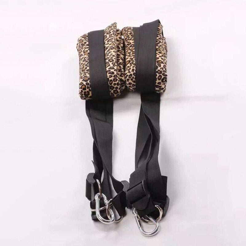 Sexy BDSM Bondage Door Slam Sex Swing Adult SM Love Game Fetish Bondage Leg Open Door Swing Sex Erotic Toys for Couples