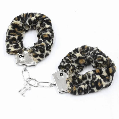 Fuzzy Plush Handcuffs  Soft Bondage Restraints for Couples Play  Adjustable  Comfortable