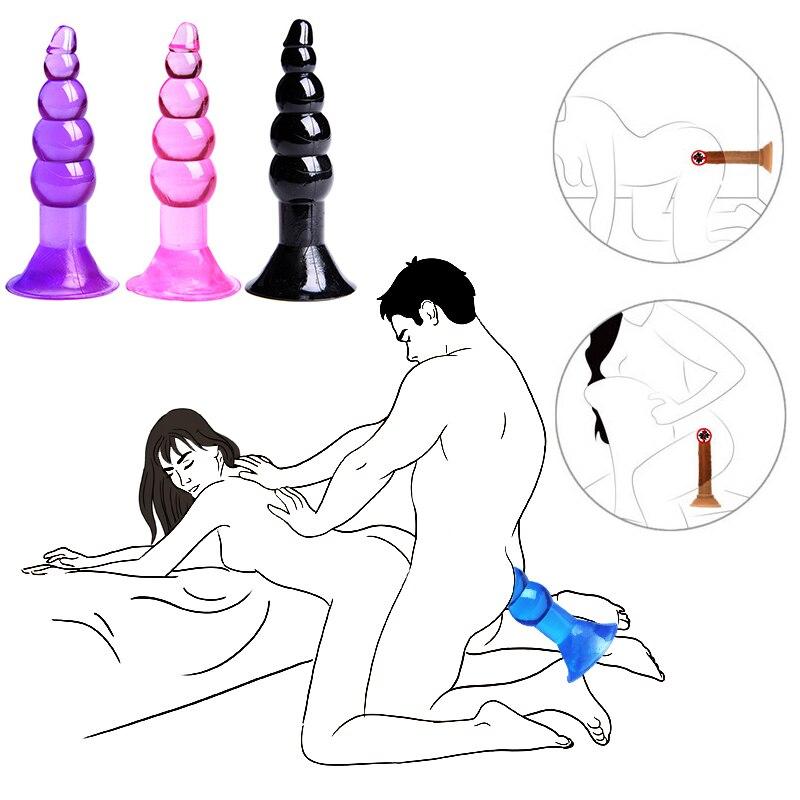 Silicone Anal Beads Anal Plug Dildo Prostate Massager Sex Toys for Adults Men Butt Plug Sex Products Sex Shop for Women Vagina
