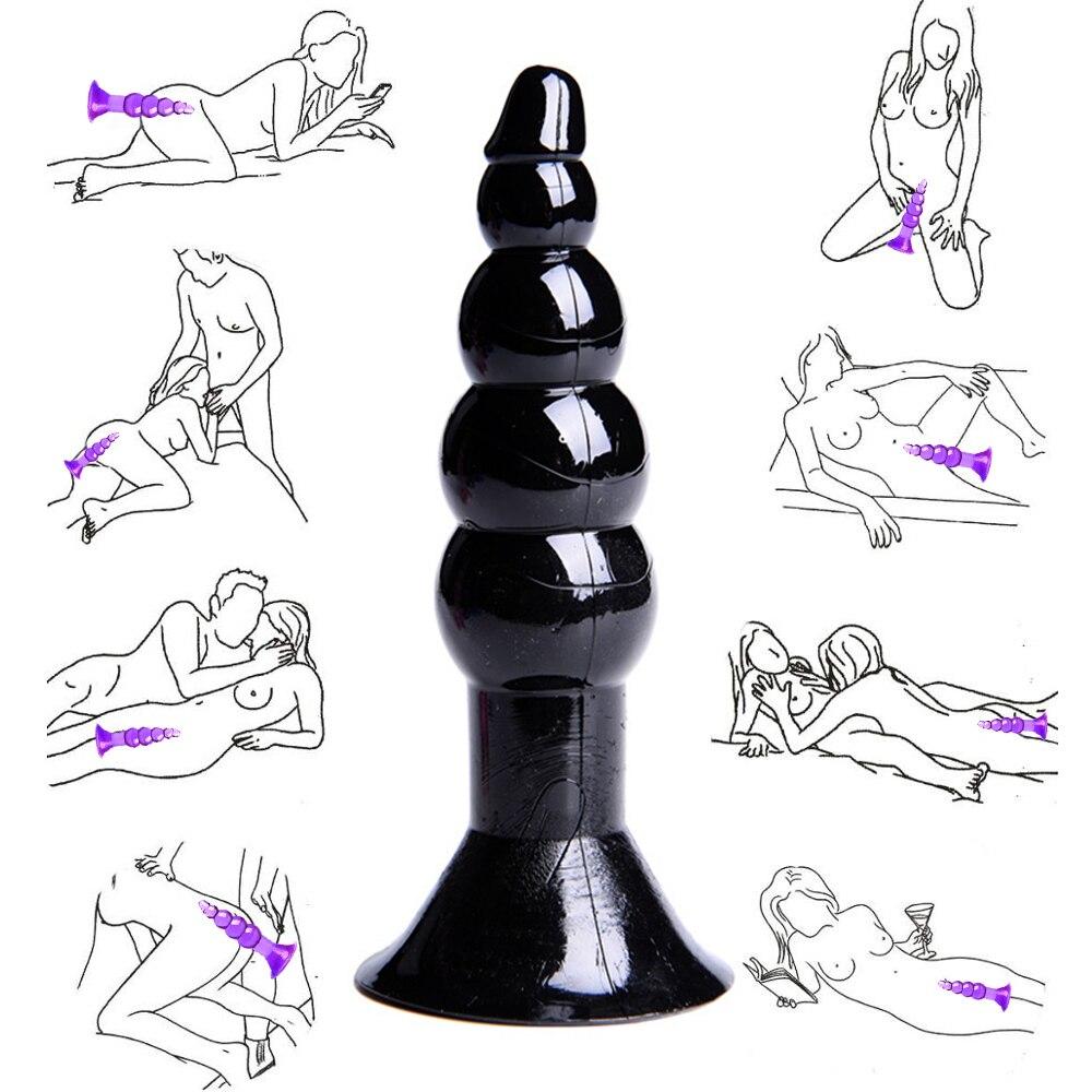 Silicone Anal Beads Anal Plug Dildo Prostate Massager Sex Toys for Adults Men Butt Plug Sex Products Sex Shop for Women Vagina