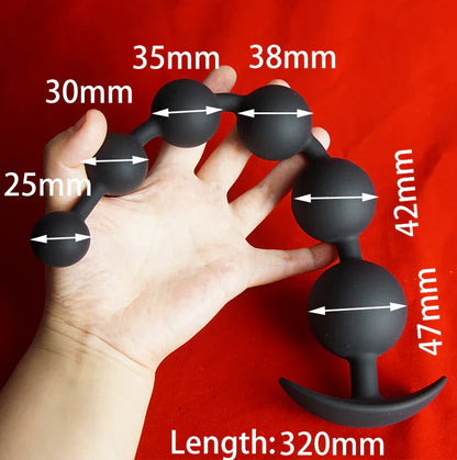 Silicone Anal Beads Dilator. Big Anal Balls. Long Ass Anal Butt Plug. Analplug Buttplug Butplug. Analsex Prostate Sex Toys