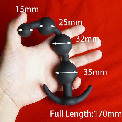 Silicone Anal Beads Dilator. Big Anal Balls. Long Ass Anal Butt Plug. Analplug Buttplug Butplug. Analsex Prostate Sex Toys