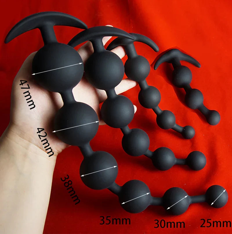 Silicone Anal Beads Dilator. Big Anal Balls. Long Ass Anal Butt Plug. Analplug Buttplug Butplug. Analsex Prostate Sex Toys