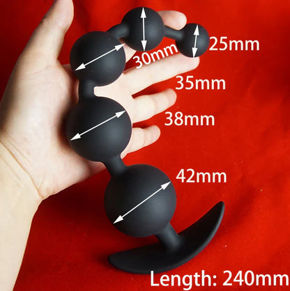 Silicone Anal Beads Dilator. Big Anal Balls. Long Ass Anal Butt Plug. Analplug Buttplug Butplug. Analsex Prostate Sex Toys