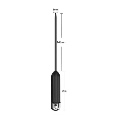Silicone Urethral Dilators Penis Plug 10 Speed Vibrating Insertion Urethral Plug Catheter Sounds Vibrator Sex Toys for Men Adult