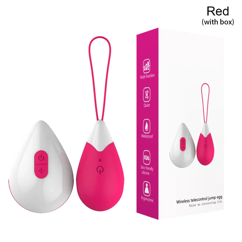 Silicone Vibrating Eggs Wireless Vaginal Balls Vibrating Exercises Smart Love Balls Remote Jump Eggs Vibrator Sex Toys for Women