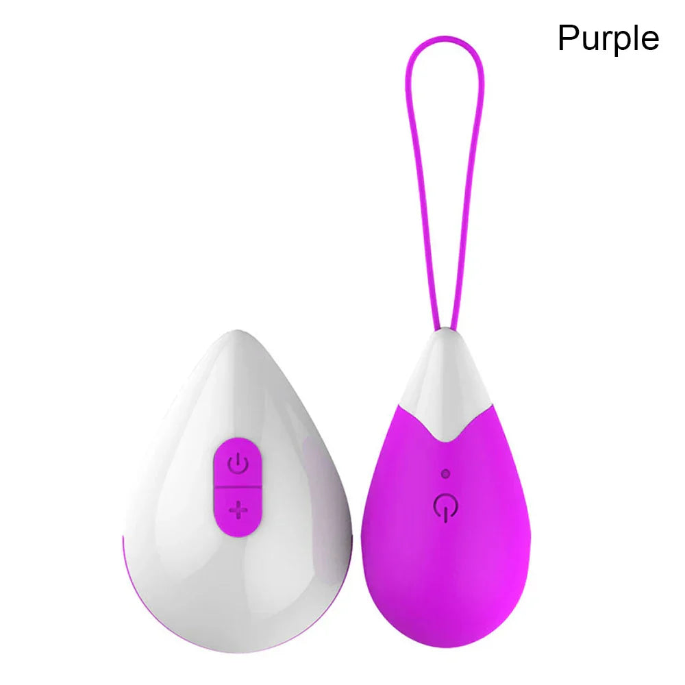 Silicone Vibrating Eggs Wireless Vaginal Balls Vibrating Exercises Smart Love Balls Remote Jump Eggs Vibrator Sex Toys for Women