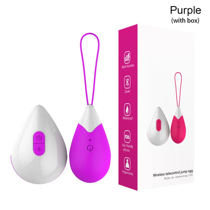Silicone Vibrating Eggs Wireless Vaginal Balls Vibrating Exercises Smart Love Balls Remote Jump Eggs Vibrator Sex Toys for Women