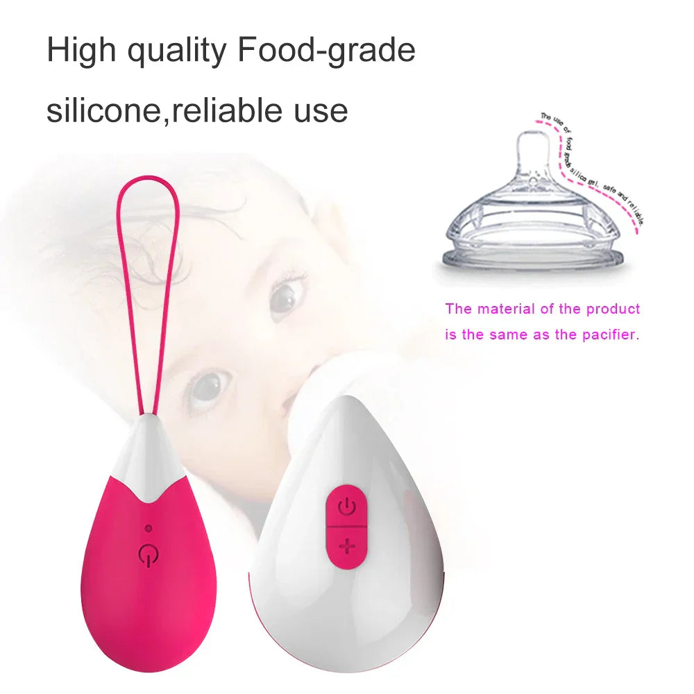 Silicone Vibrating Eggs Wireless Vaginal Balls Vibrating Exercises Smart Love Balls Remote Jump Eggs Vibrator Sex Toys for Women