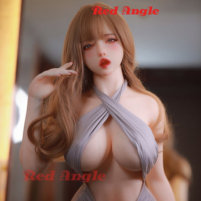 New fascinating red corner lifelike skinny beautiful sexy woman love doll silicone large real breast pussy vagina sex doll