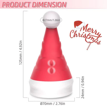 Snowman Clit Sucker Vibrator: Sex Toy for Women, 18+ Christmas Nipple Female Clitoris Vacuum Stimulator, Oral Sex