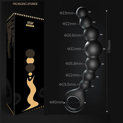 Soft Anal Dildo Butt Plug Prostate Massager Adults Gay Phalluses Anal Plug Beads Sex Toys for Men BDSM Toys for Women Anal Toys