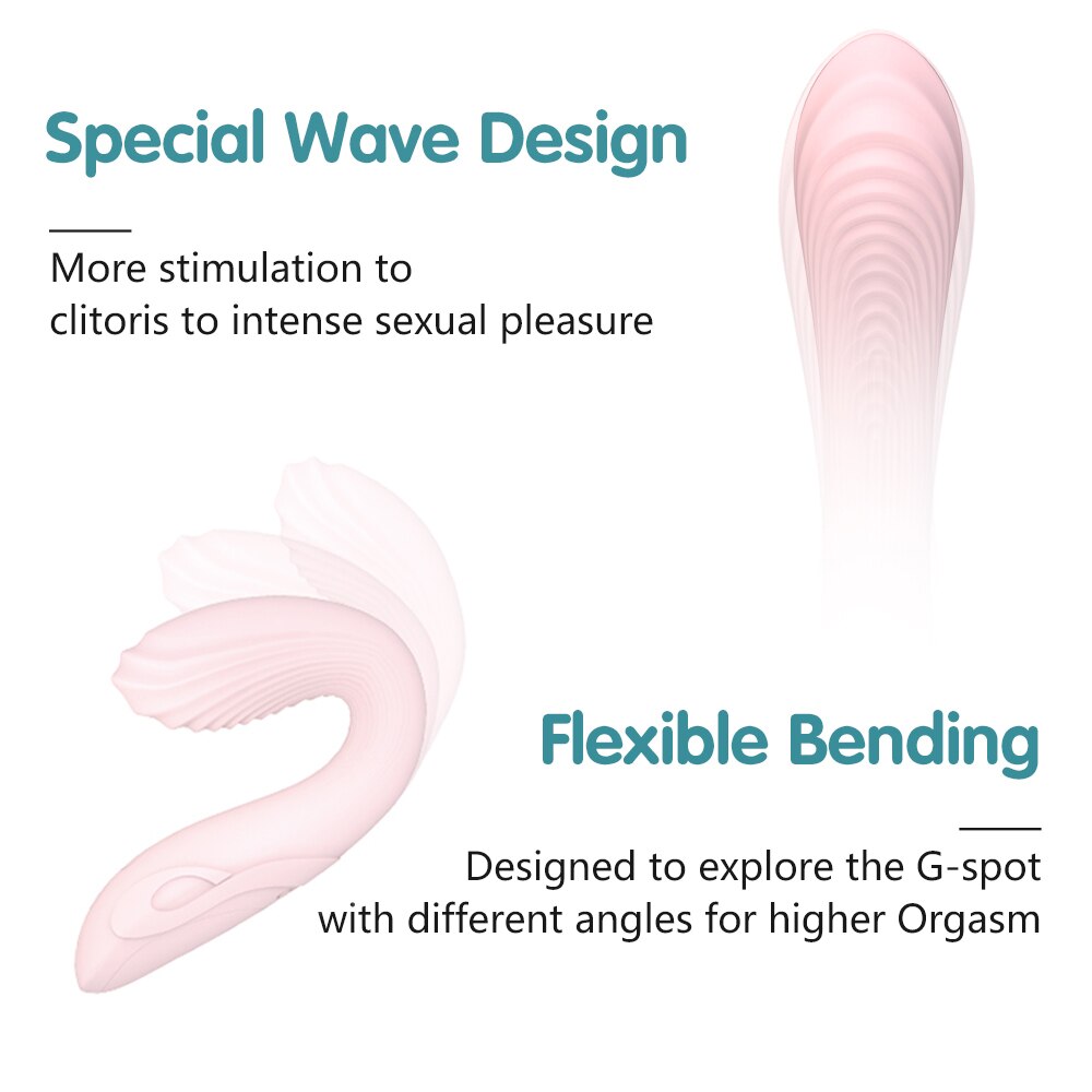 Drywell Lolita Soft G Spot Vibrator for Women - Effective Clitoris Nipple Vagina Stimulator Female Masturbator Adult Sex Toy