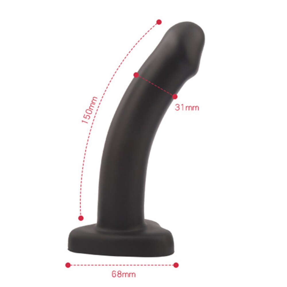 Soft Jelly Dildo Anal Butt Plug Realistic Penis with Powerful Suction Cup Strapon Artificial Penis Dick Toy for Adult Sex Toys