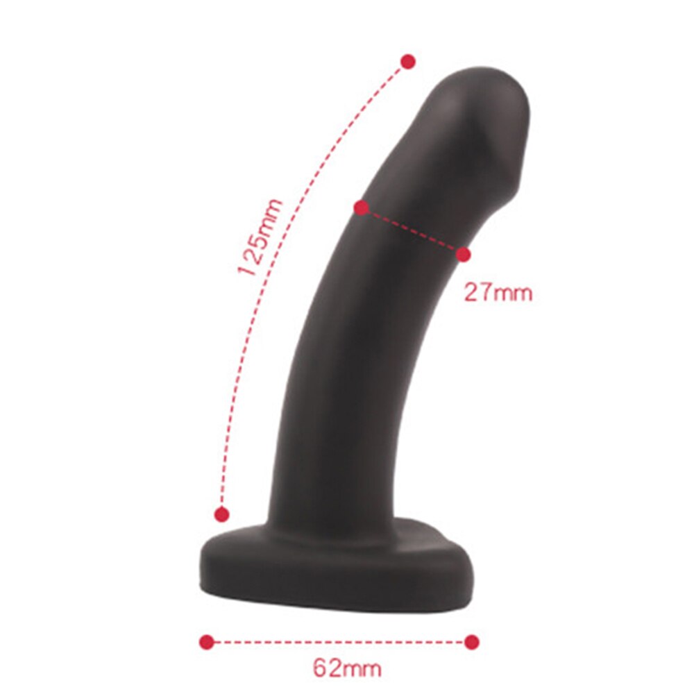 Soft Jelly Dildo Anal Butt Plug Realistic Penis with Powerful Suction Cup Strapon Artificial Penis Dick Toy for Adult Sex Toys
