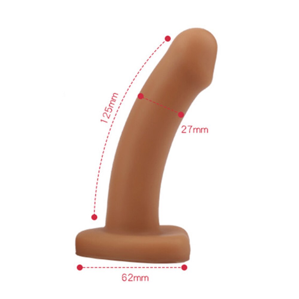 Soft Jelly Dildo Anal Butt Plug Realistic Penis with Powerful Suction Cup Strapon Artificial Penis Dick Toy for Adult Sex Toys