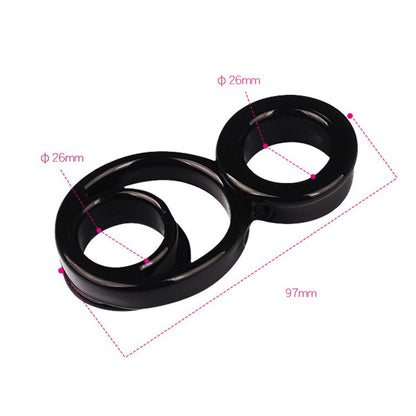 Soft Male Dildo Scrotal Bound Penis Rings Scrotum Binding Chastity Device Lock Sperm Cock Ring Sex Toy for Men Delay Ejaculation