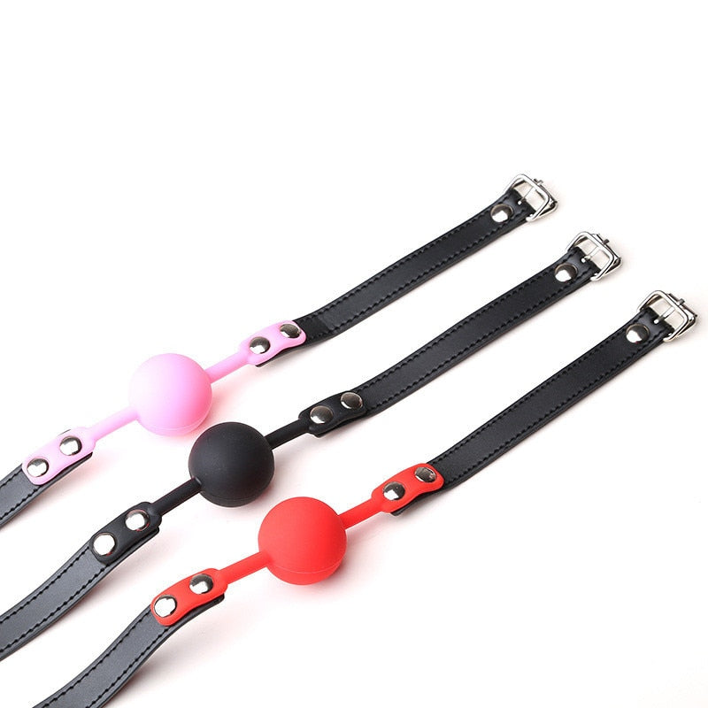 Soft Silicone Oral Gag Ball Whip BDSM Bondage Gear Slave Fetish Open Mouth Breathable Exotic Sex Toys for Couples Women Cosplay