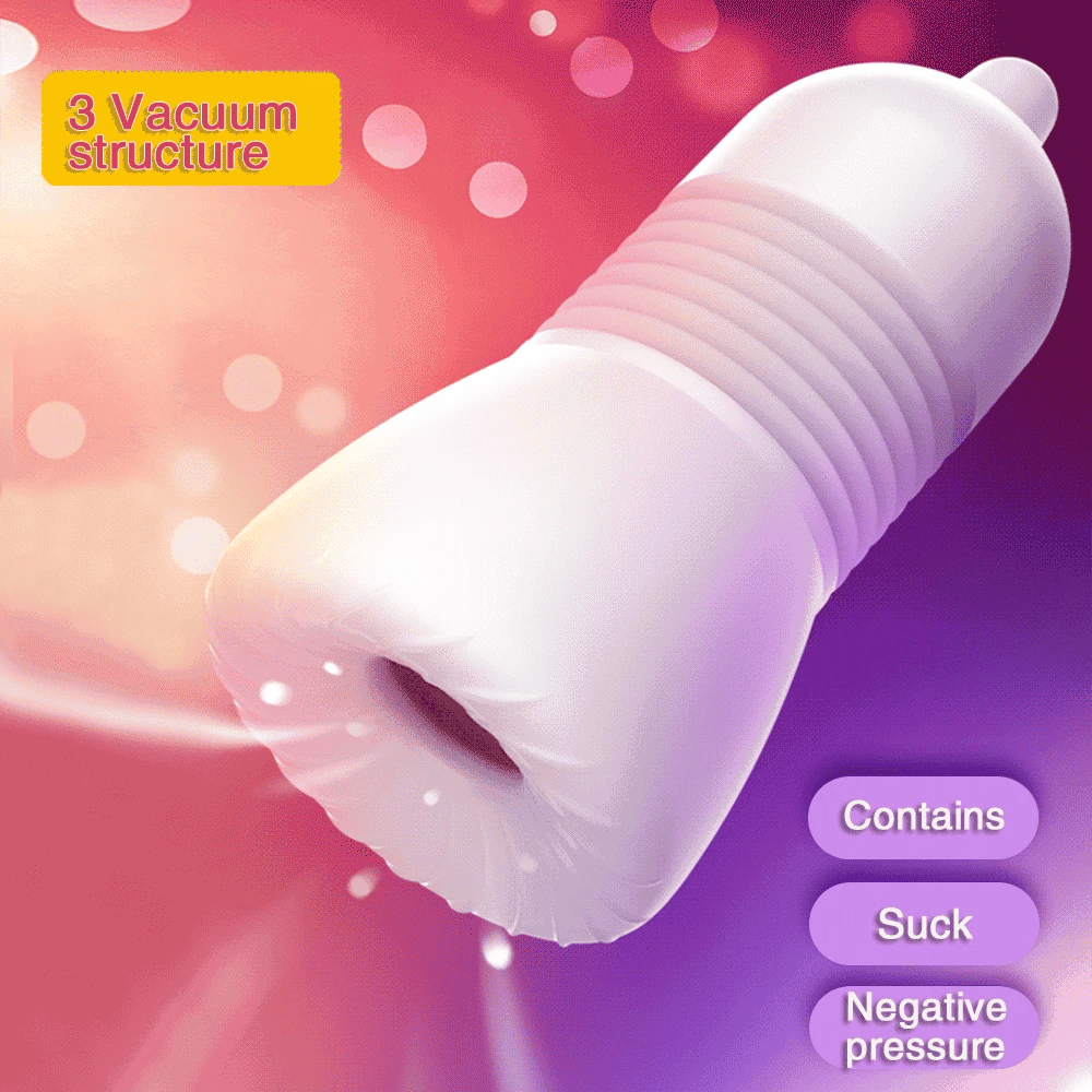 Male Masturbator Soft Stick Adult Toy for Men Penis Pump Massage Silicone Delay Lasting Realistic Vagina Masturbator Cup