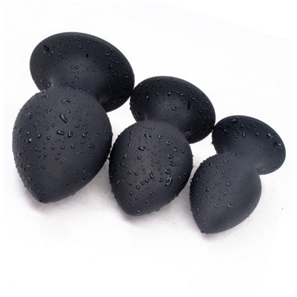 Squeezable Huge Butt Plug with Suction Cup Silicone Soft Anal Plug Speculum Anus Heavy Prostate Massager Anal Sex Toys for Women Men