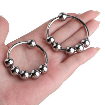 Stainless Steel Cock Ring, Sex Toy to Increase Orgasms, Easy to Use, Safe, Delay Ejaculation Lock Ring for Men, Foreskin Corrector Rings