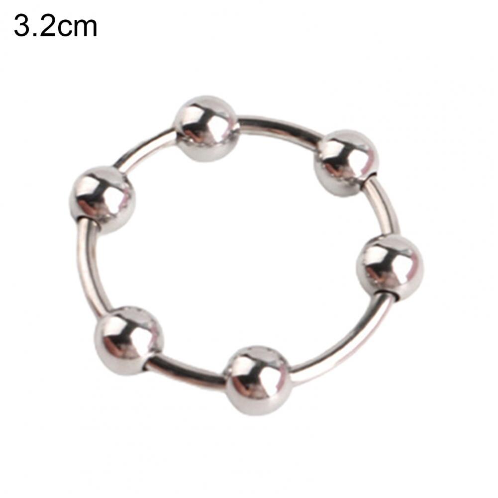 Stainless Steel Cock Ring, Sex Toy to Increase Orgasms, Easy to Use, Safe, Delay Ejaculation Lock Ring for Men, Foreskin Corrector Rings