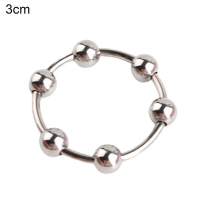 Stainless Steel Cock Ring, Sex Toy to Increase Orgasms, Easy to Use, Safe, Delay Ejaculation Lock Ring for Men, Foreskin Corrector Rings