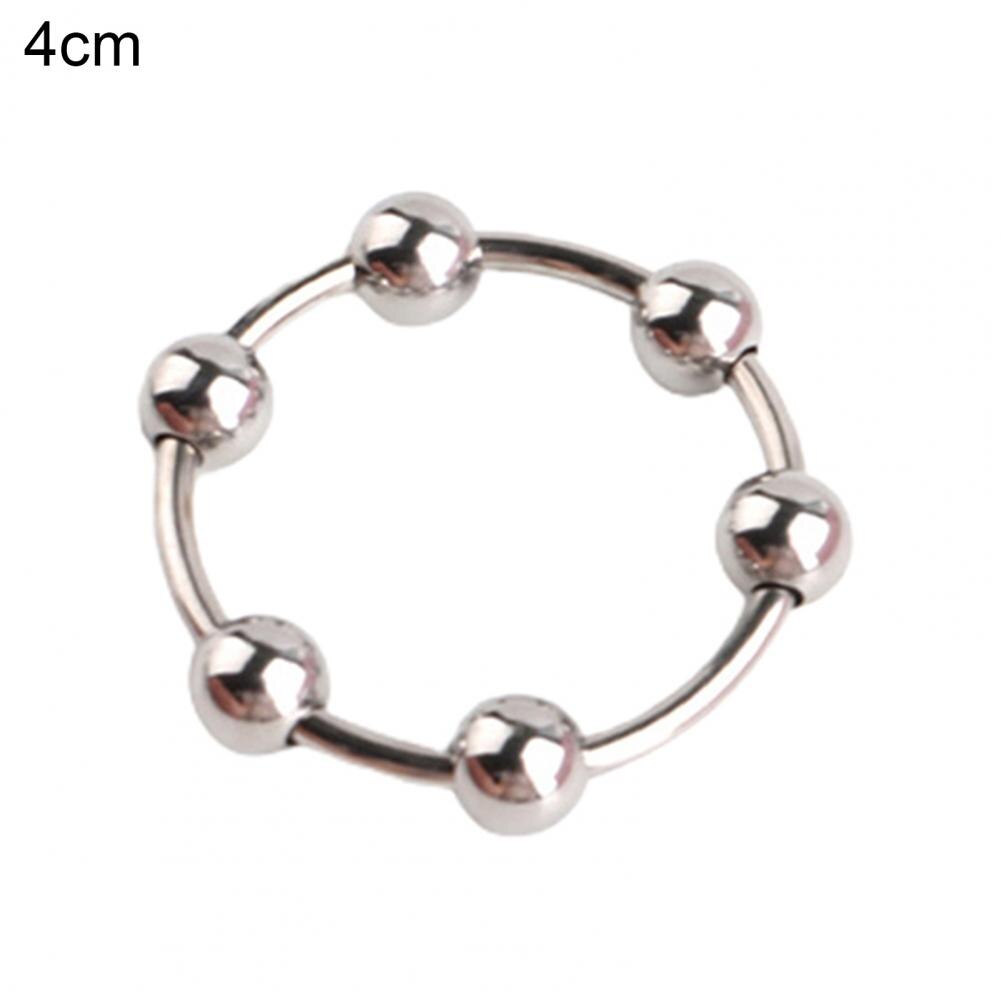 Stainless Steel Cock Ring, Sex Toy to Increase Orgasms, Easy to Use, Safe, Delay Ejaculation Lock Ring for Men, Foreskin Corrector Rings