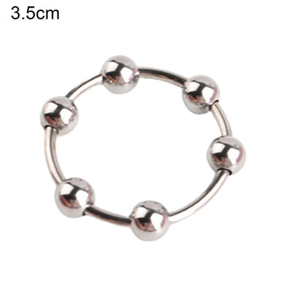 Stainless Steel Cock Ring, Sex Toy to Increase Orgasms, Easy to Use, Safe, Delay Ejaculation Lock Ring for Men, Foreskin Corrector Rings