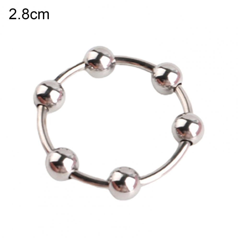 Stainless Steel Cock Ring, Sex Toy to Increase Orgasms, Easy to Use, Safe, Delay Ejaculation Lock Ring for Men, Foreskin Corrector Rings