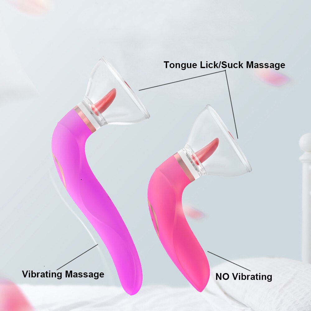 Strong Tongue Licking Vibrators for Women, Nipple Massager, Breast Enlargement Machine, Dildos, Anal Sex Toys, Adult Products, Erotic
