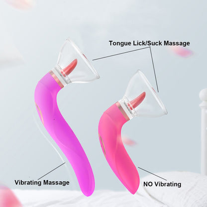 Strong Tongue Licking Vibrators for Women, Nipple Massager, Breast Enlargement Machine, Dildos, Anal Sex Toys, Adult Products, Erotic