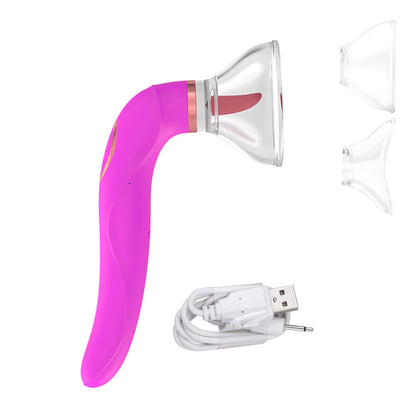 Strong Tongue Licking Vibrators for Women, Nipple Massager, Breast Enlargement Machine, Dildos, Anal Sex Toys, Adult Products, Erotic