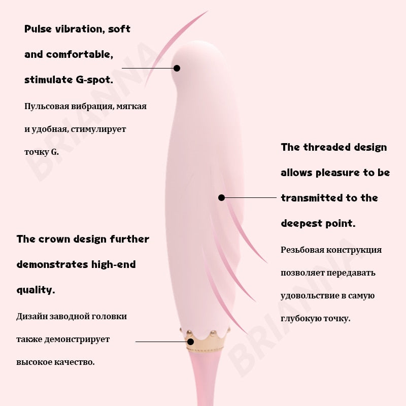 Sucking Vibrator, Bendable, for Women, 7 Frequencies, Pulse, Soft Silicone, G-Spot Clitoris Stimulator, Sex Toy for Women, Nipple Sucker