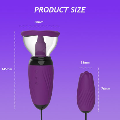 Sucking Vibrator Clit Stimulator Lick Toy G-Spot Bullet Vibrator Breast Nipple Sucker Vibrator Female Massager