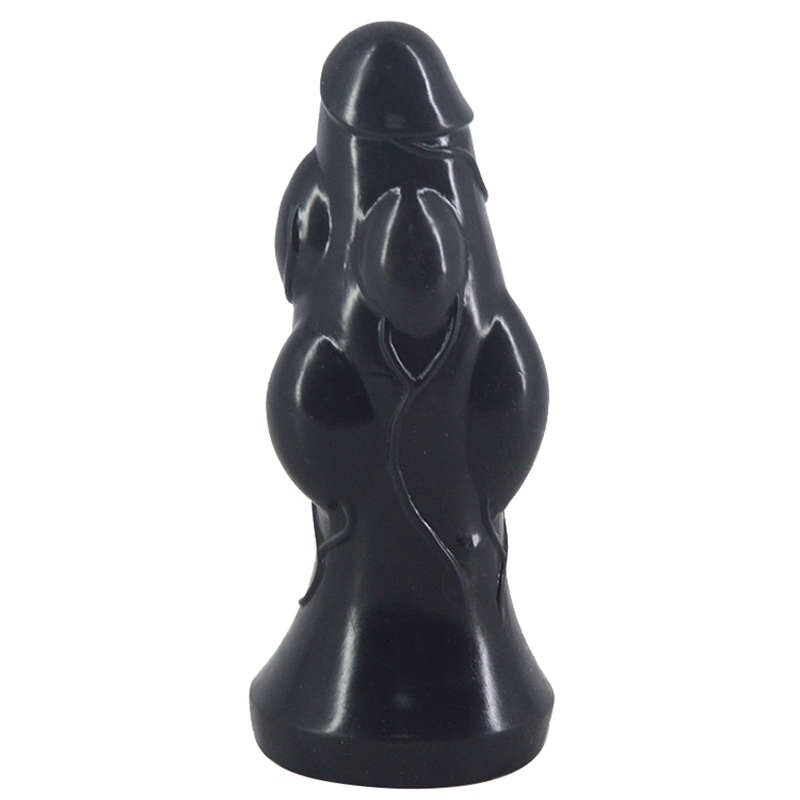 Suction Cup Penis Anal Plug Masturbation Vibrating Glass Plug Clitoral Pump Intimate Toys for Husbands, Pigtail Adult SM Toys