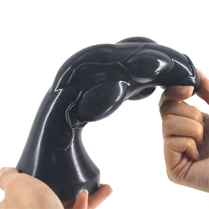 Suction Cup Penis Anal Plug Masturbation Vibrating Glass Plug Clitoral Pump Intimate Toys for Husbands, Pigtail Adult SM Toys