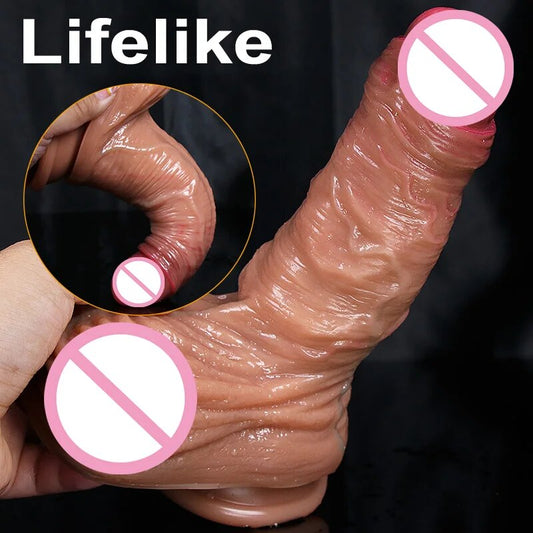 Super Real Dildo, cheap anal penis vagina sex toys for gays, G-spot, big suction cup dick butt plug, erotic dildos, masturbator