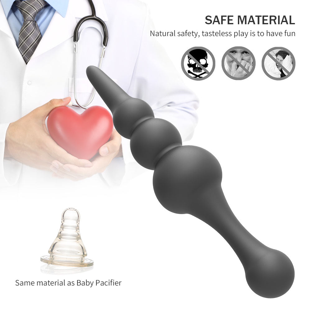 Super Long Anal Bead Butt Plug Female Masturbation Tool Anal Plug G-spot Vagina Stimulator Prostate Massager Sex Toys for Couples
