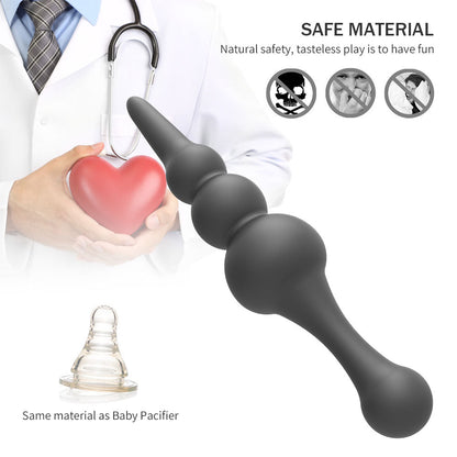 Super Long Anal Bead Butt Plug Female Masturbation Tool Anal Plug G-spot Vagina Stimulator Prostate Massager Sex Toys for Couples