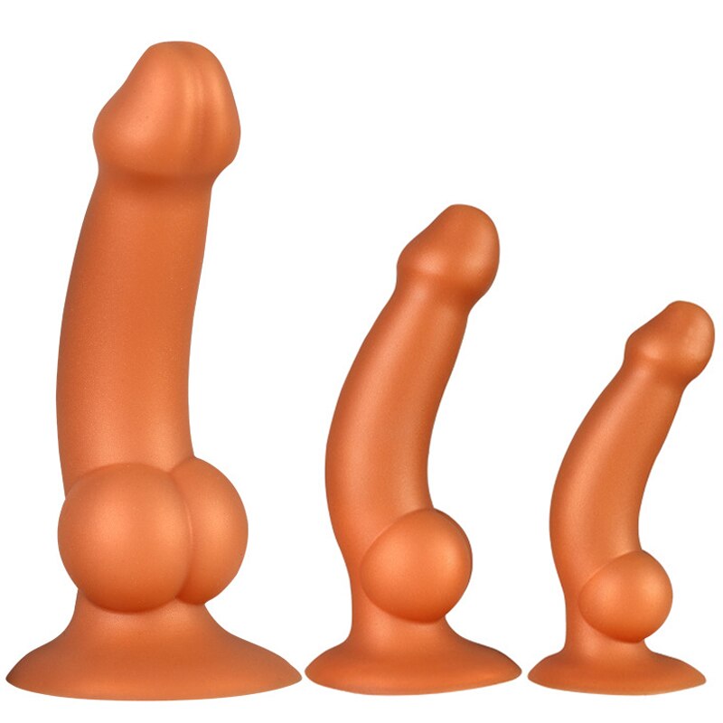 Super Soft Anal Dildos Realistic Penis Big Dick Vagina Stimulator Female Masturbator Anus Dilator Butt Plug Sex Toys for Women