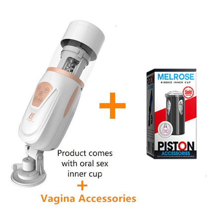 Automatic Telescopic Air Male Masturbator Artificial Vagina Oral Anal Sex Masturbation Male Machine Erotic Toy for Man