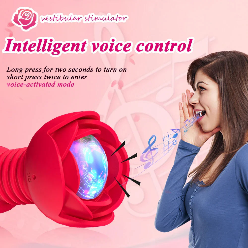 Telescopic Anal Plug Vibrator, Vibrating Butt Plug Dildo, Wireless Remote Prostate Massager, Vagina Masturbator Sex Toy for Men and Gays