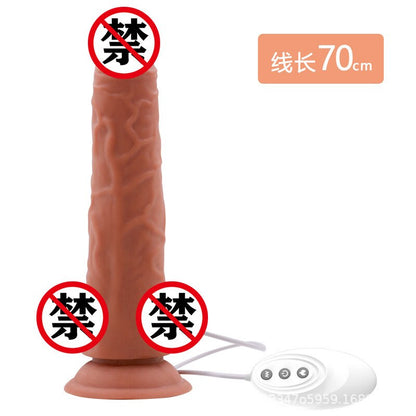 Telescopic Heating Dildo Vibrator G-Spot Massage Large Realistic Penis Erotic Anal Sex Toy for Women Adult Product