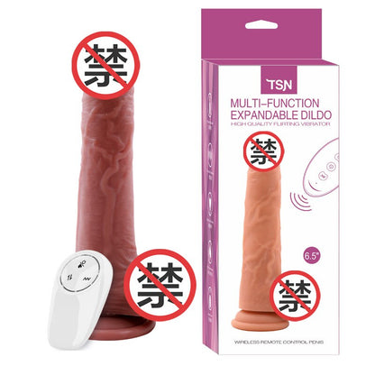 Telescopic Heating Dildo Vibrator G-Spot Massage Large Realistic Penis Erotic Anal Sex Toy for Women Adult Product