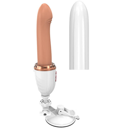 Telescopic Dildo Vibrator and Automatic Up and Down Massager G-Spot Thrusting Retractable Vaginal Toy for Female Orgasm