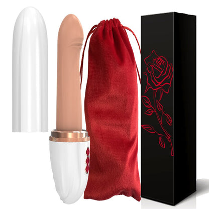 Telescopic Dildo Vibrator and Automatic Up and Down Massager G-Spot Thrusting Retractable Vaginal Toy for Female Orgasm