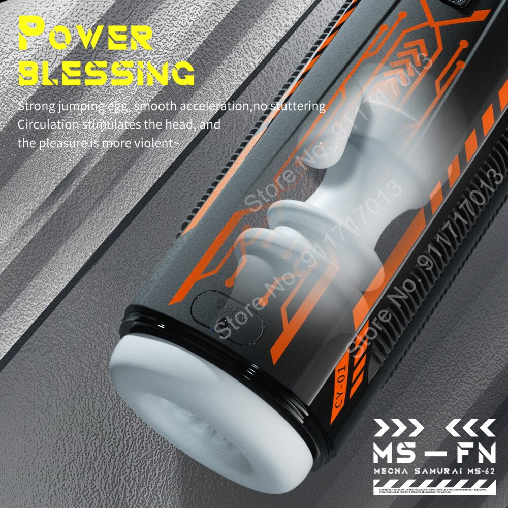 Automatic Sex Toy for Men Oral Sex, Telescopic Sucking Masturbator, Real Vaginas, Pocket Pussy, Vibrator, Adult Oral Masturbation Cup