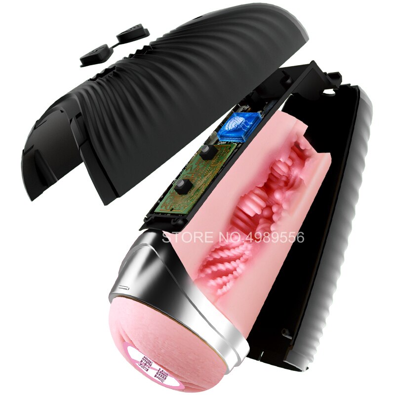 Automatic Toy Suction Telescopic Rotating Masturbator for Men, Vaginal Suction Pocket, Blowjob Adult Product