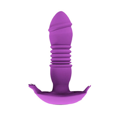 Telescopic Vestibule G-spot Vibrator with Remote Control Waterproof Vibrating Vagina Clit Stimulator Sex Toys for Women & Couples